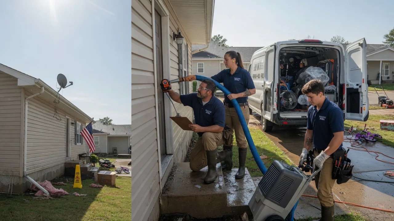 Ceiling Water Damage Restoration in Knightsville, IN near me